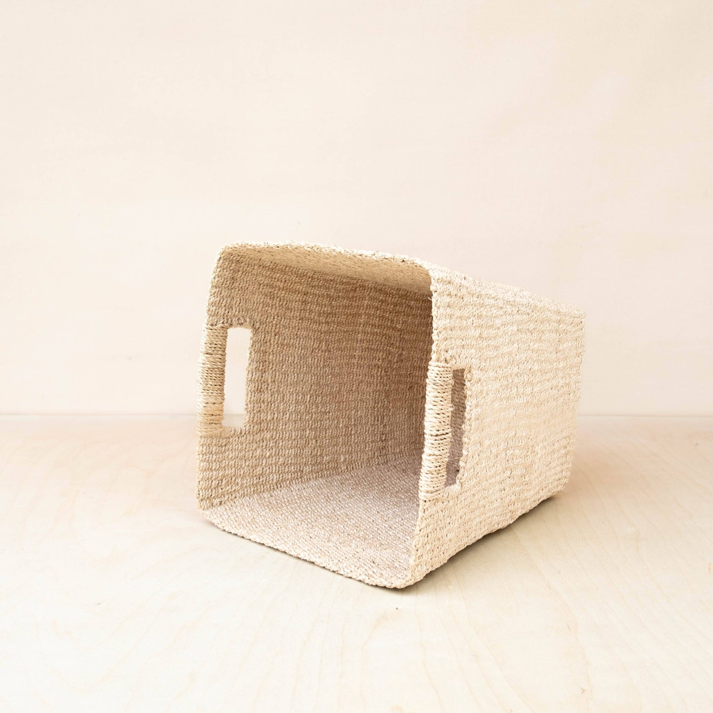 Natural Tapered Square Basket