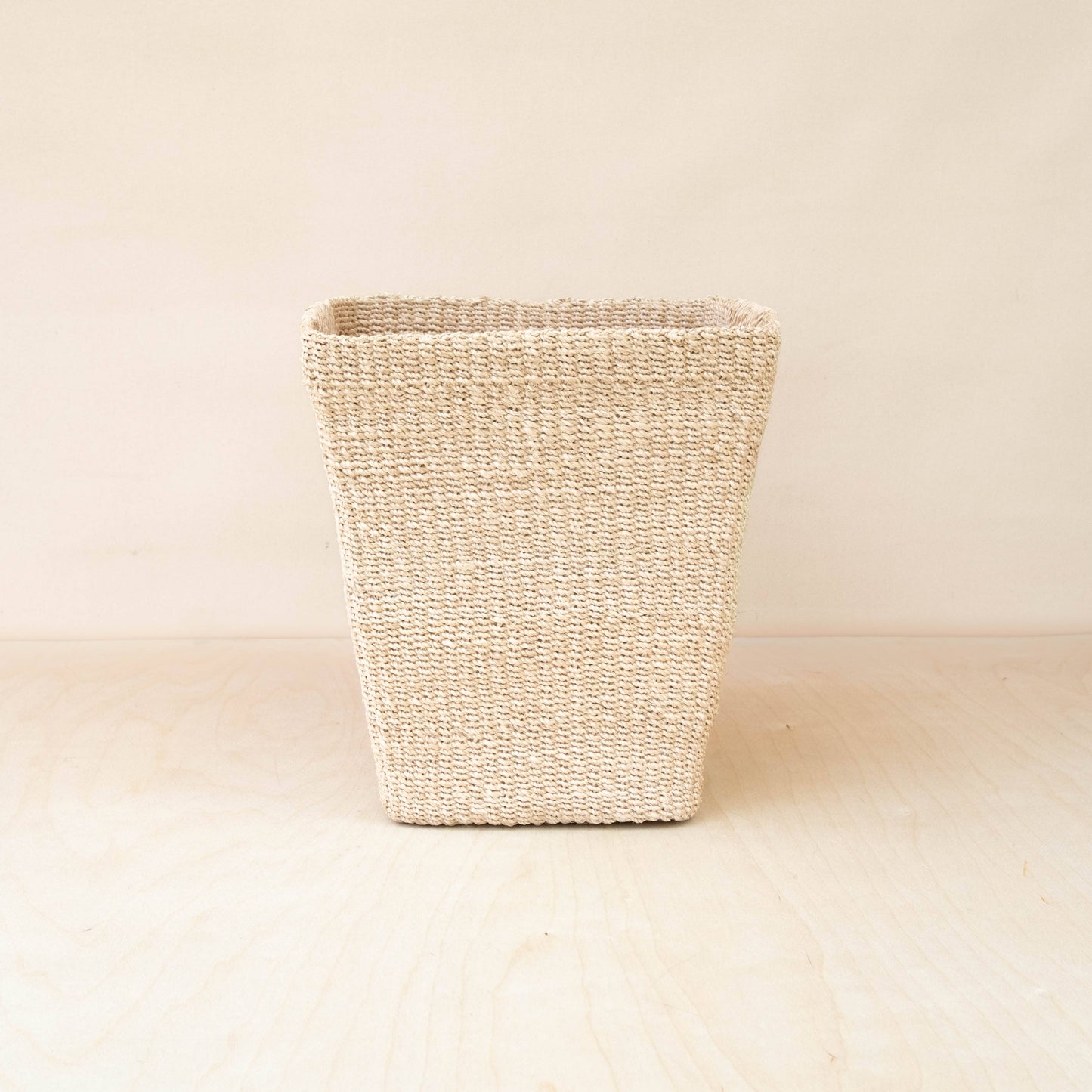 Natural Tapered Square Basket