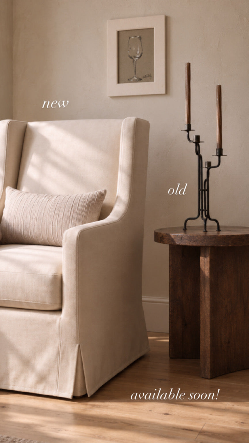 Swivel Wing Chair