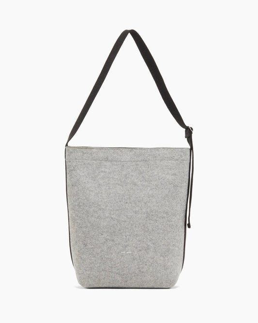 Campus Merino Wool Felt Tote: Granite