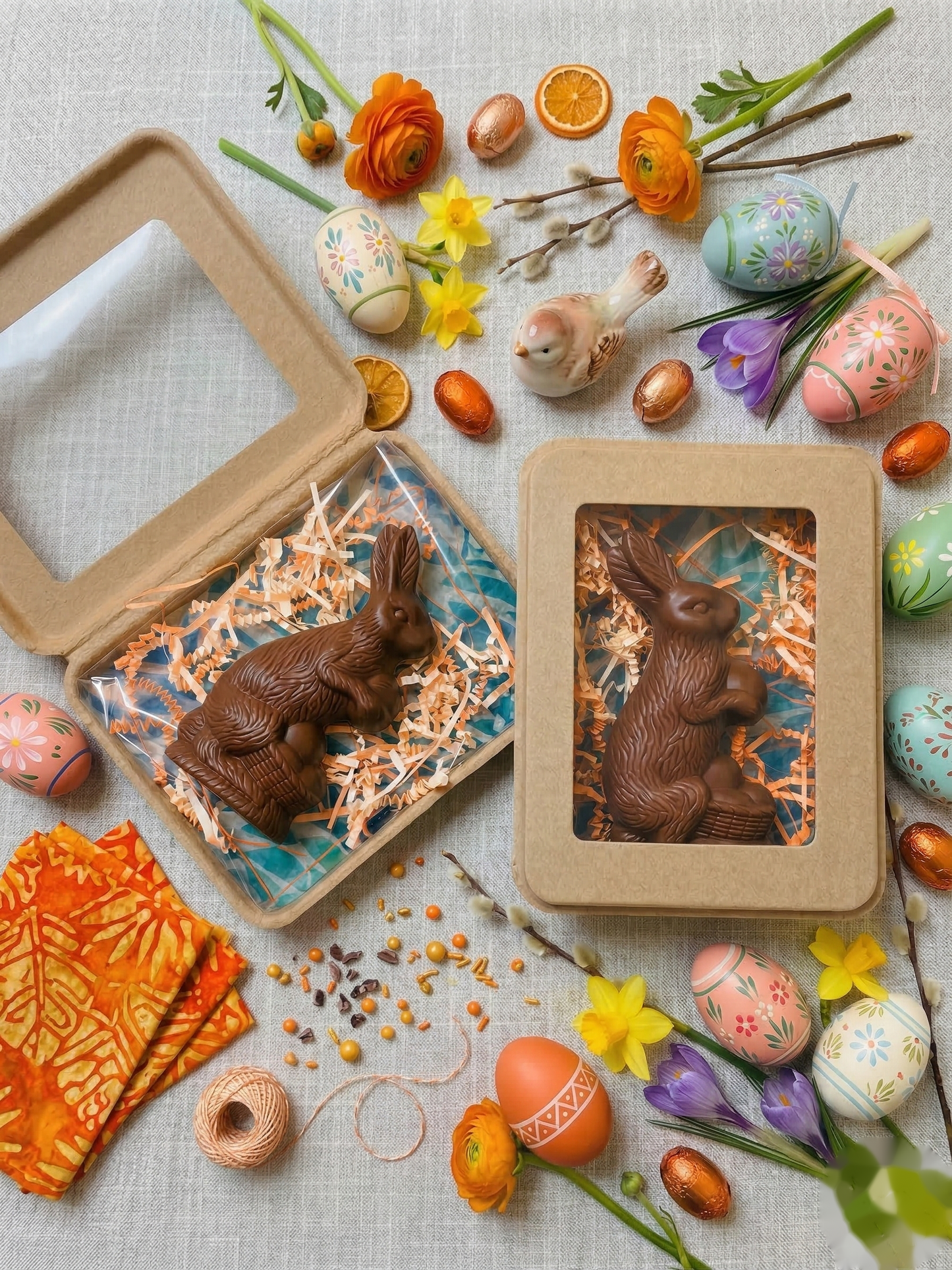 Solid Organic Chocolate Easter Bunny: Dark Chocolate