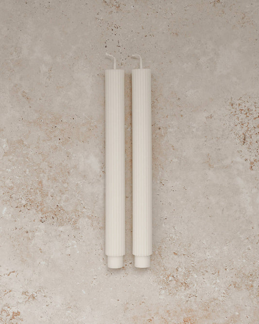 Cream Roman Taper Candle