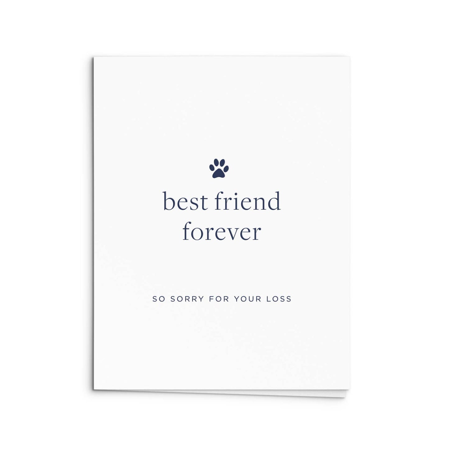 Best Pet Friend Greeting Card
