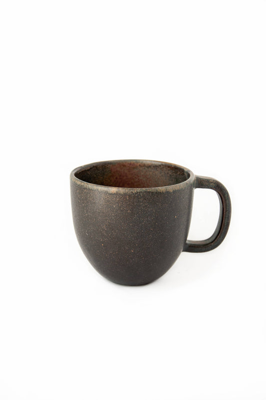 Rust Stoneware Coffee Mug