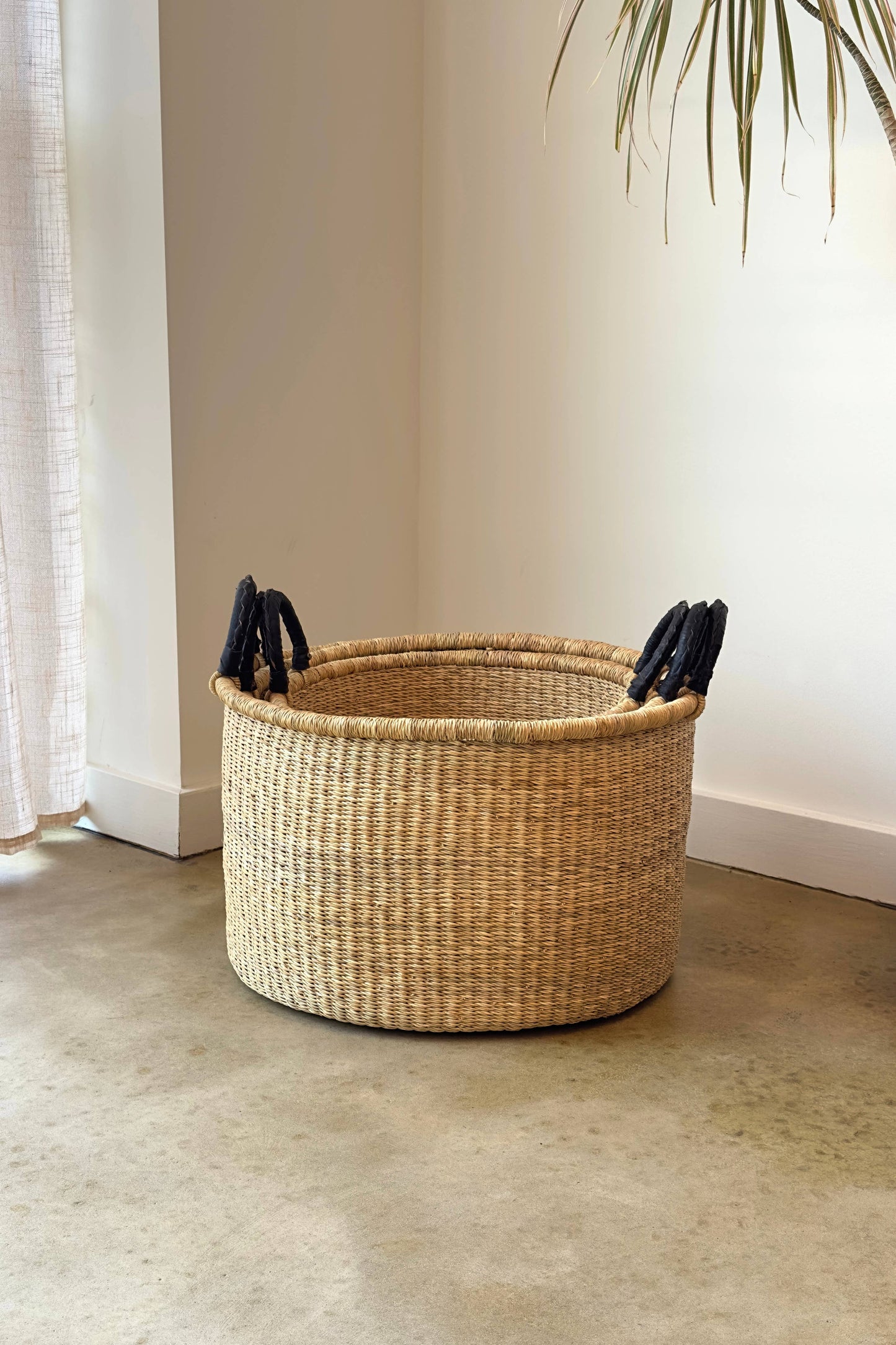 Low Storage & Laundry Hampers | Handwoven in Ghana