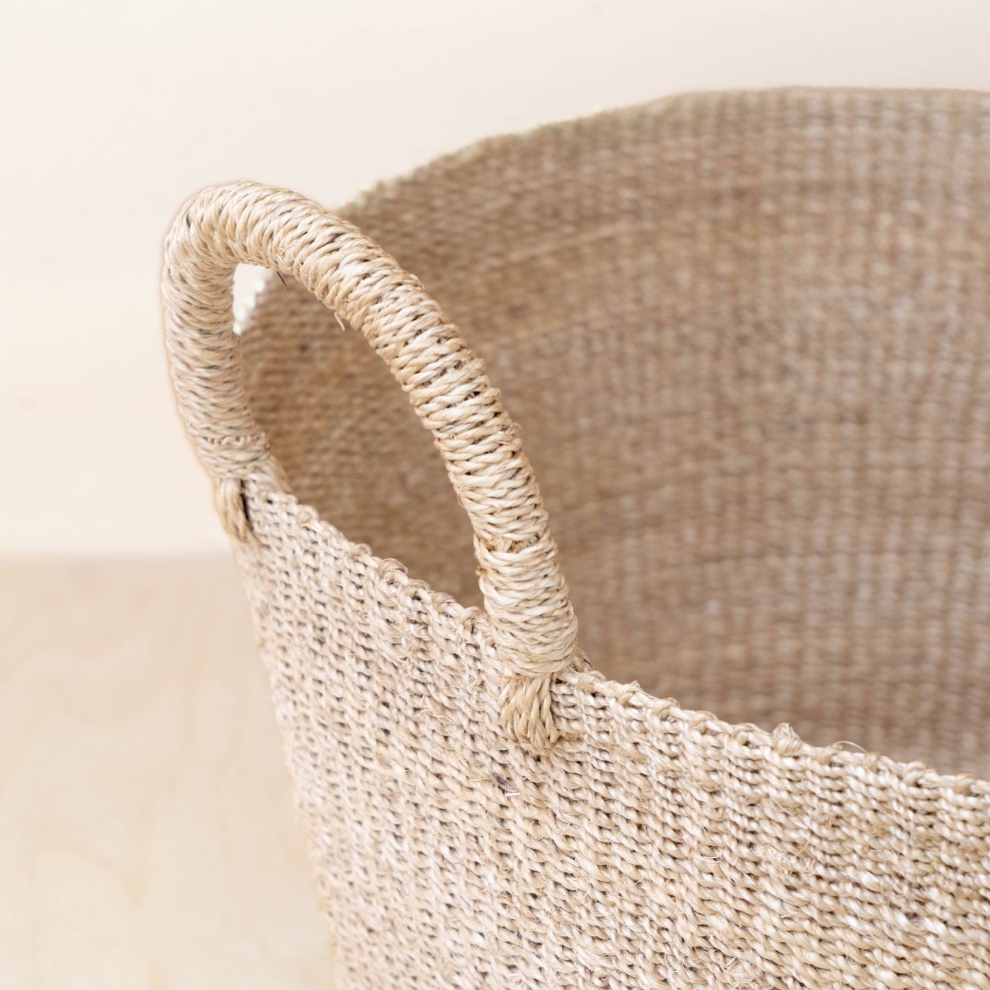 Large Round Woven Basket