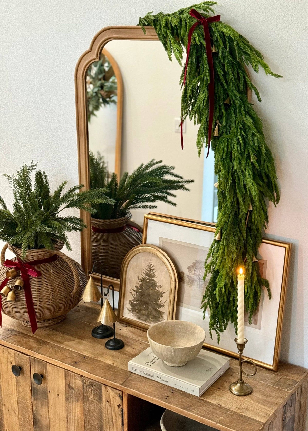 Faux Norfolk Pine Table Garland - 48" by Afloral (view 4 of 4)