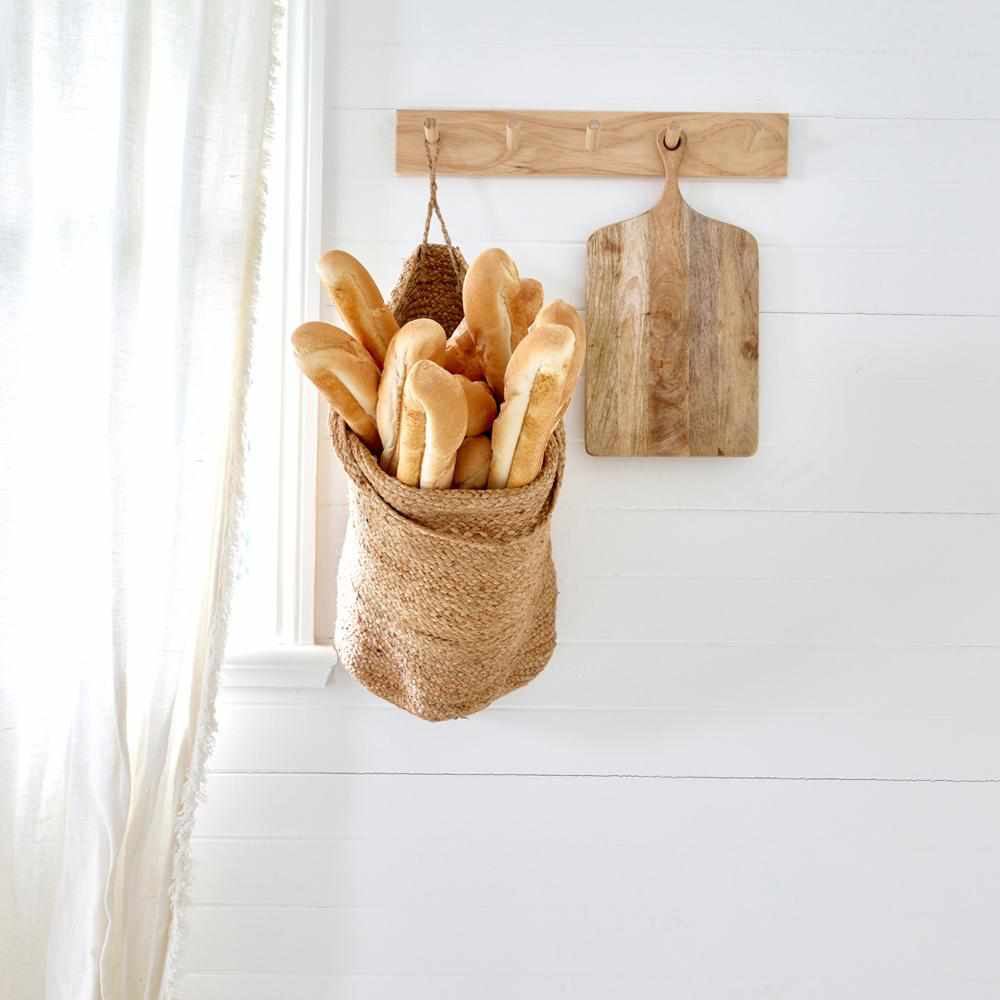Artisan Hanging Sack - Natural Jute