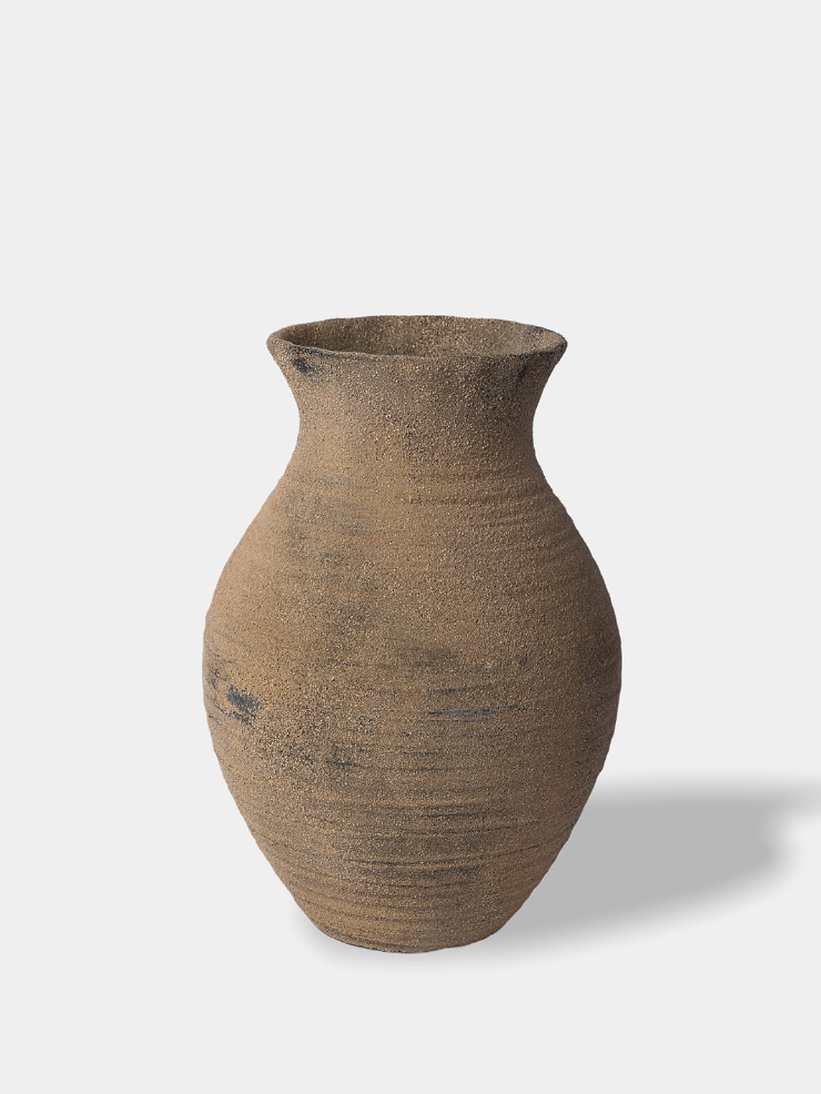 Avery Vase: Distressed Taupe