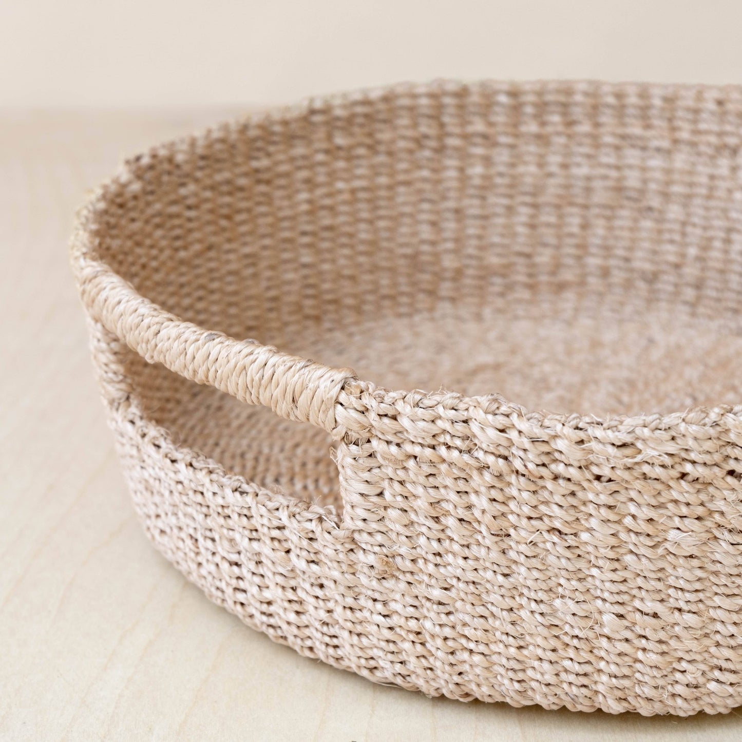 Round Straw Woven Basket