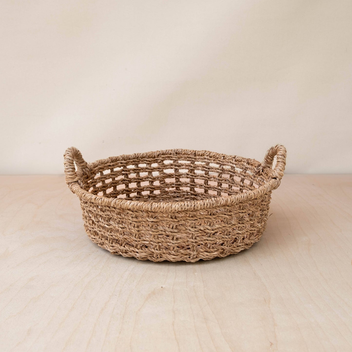 Round Open Weave Basket