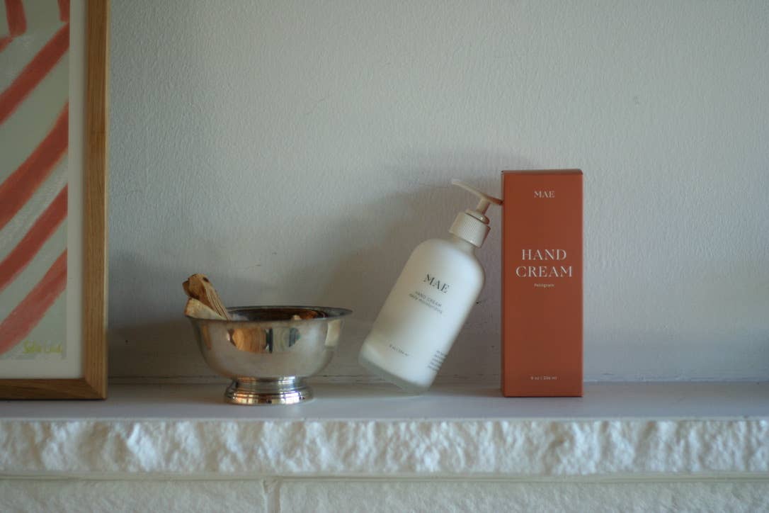 MAE Petitgrain Moisturizing Hand Cream - Vegan, Essential Oil