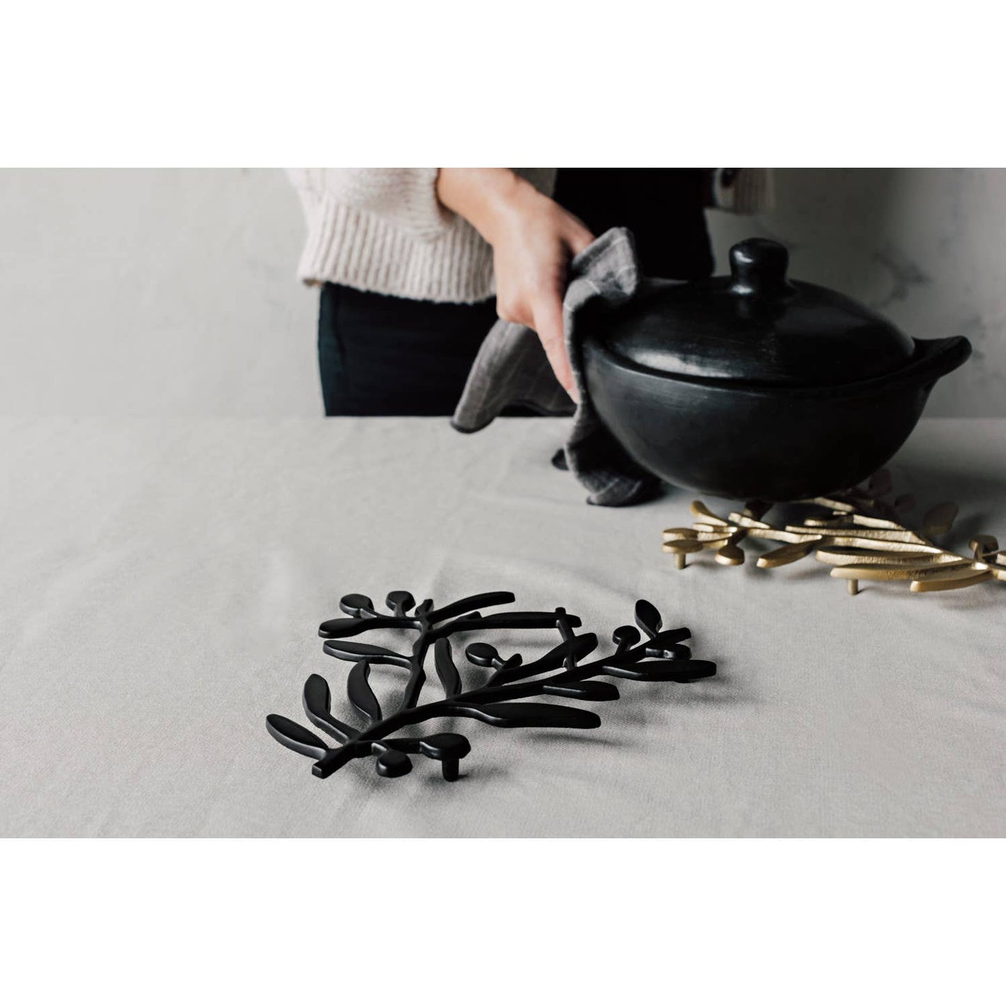 Black Metal Trivet