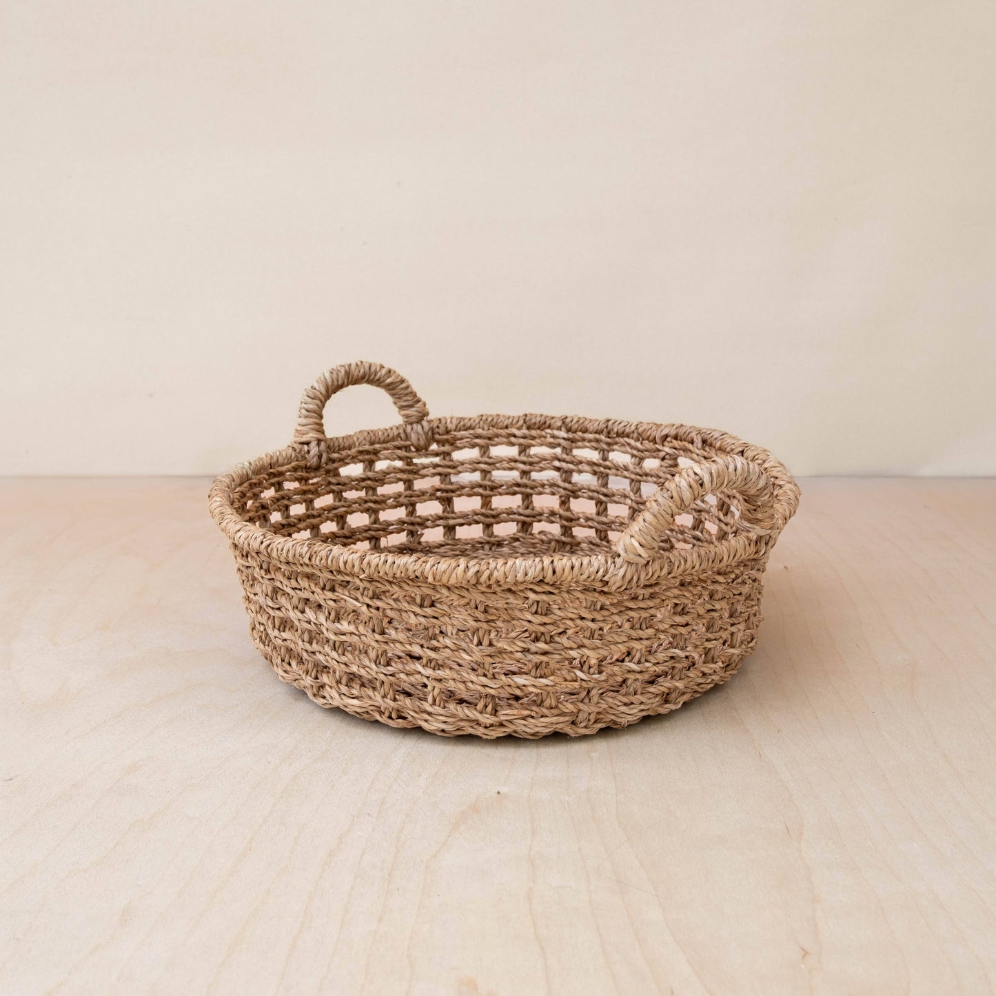 Round Open Weave Basket