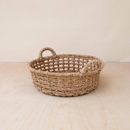 Round Open Weave Basket