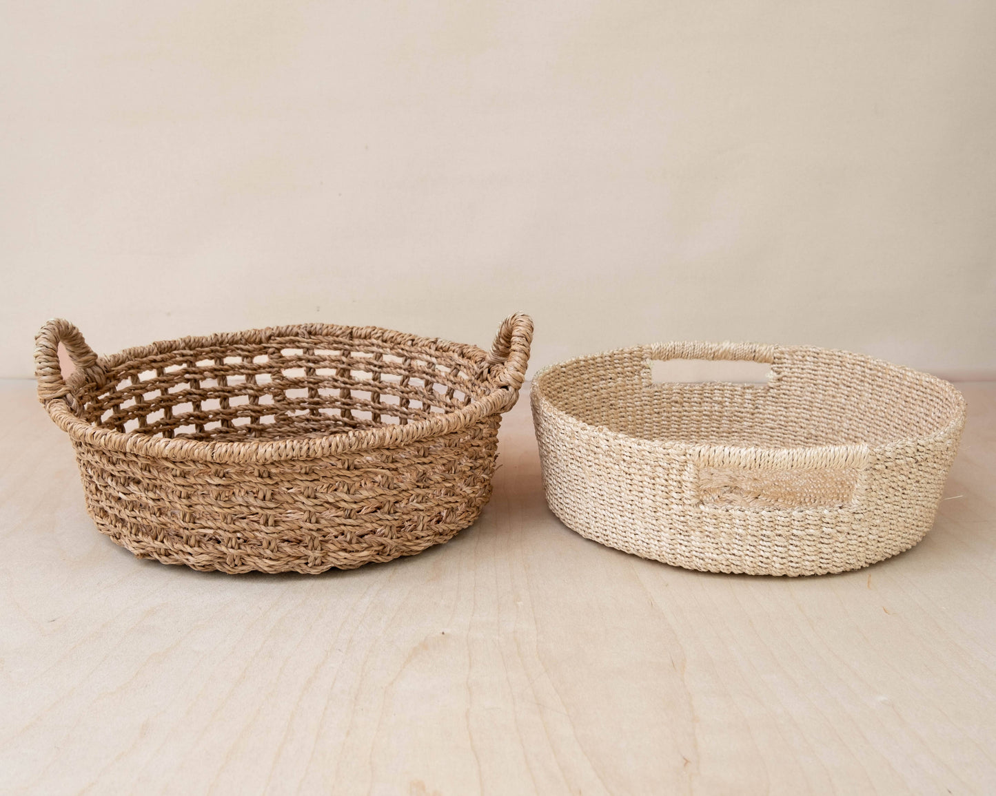 Round Open Weave Basket