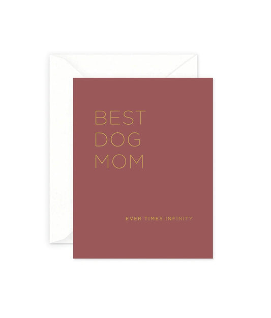 Dog Mom Greeting Card