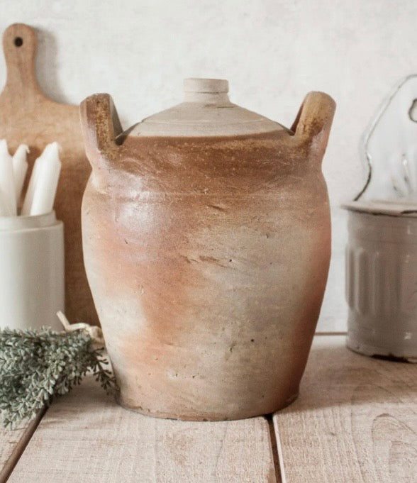 1850's Antique French Stoneware Demijohn - IN STORE PICKUP ONLY