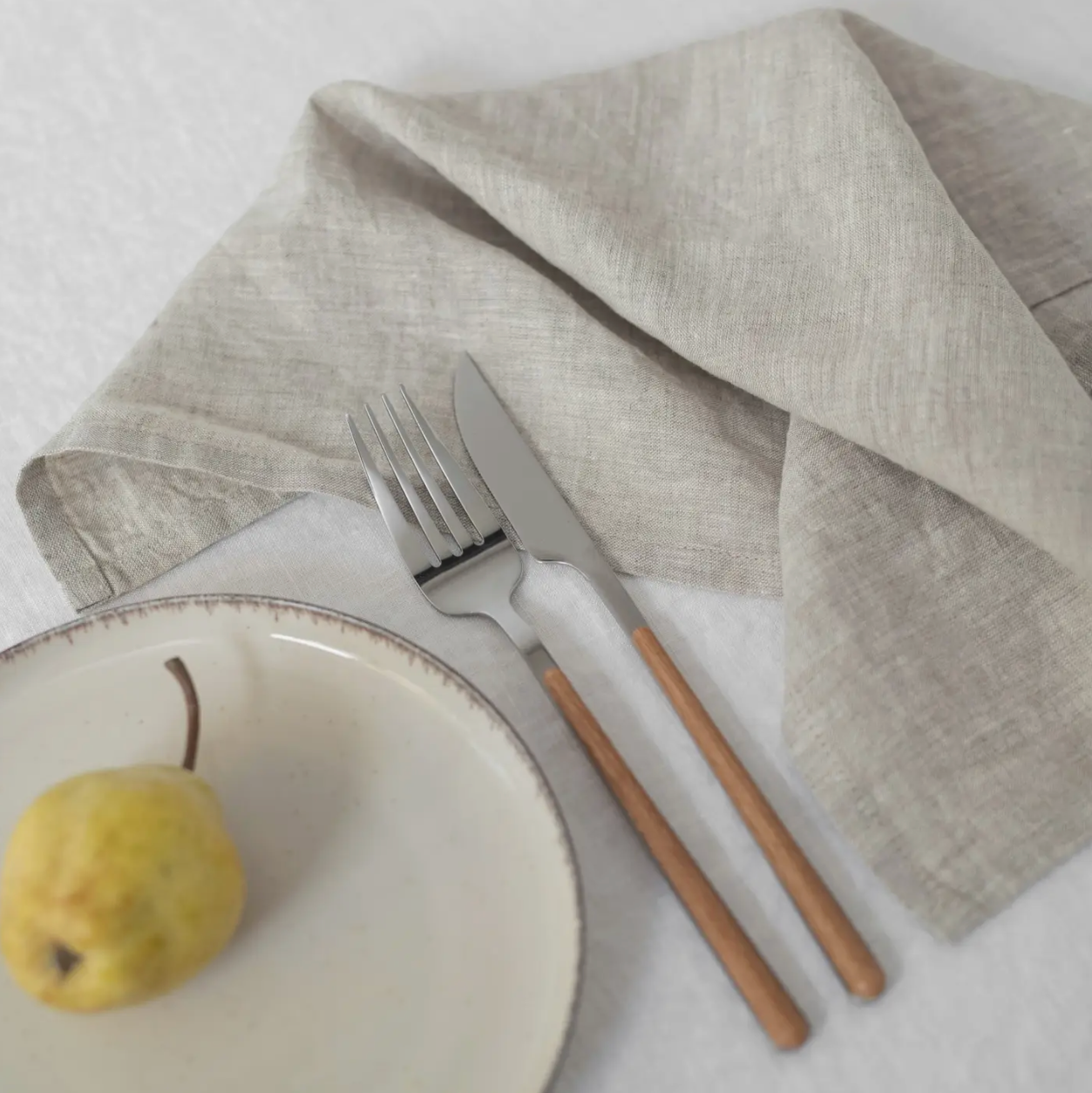 Melange Lightweight Linen Napkin Set of 2