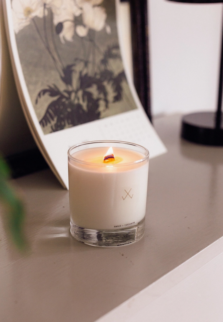 Amber + Cardamon Soy Candle