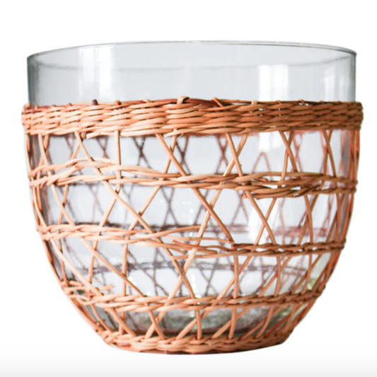 Rattan Cage Salad Bowl - Large