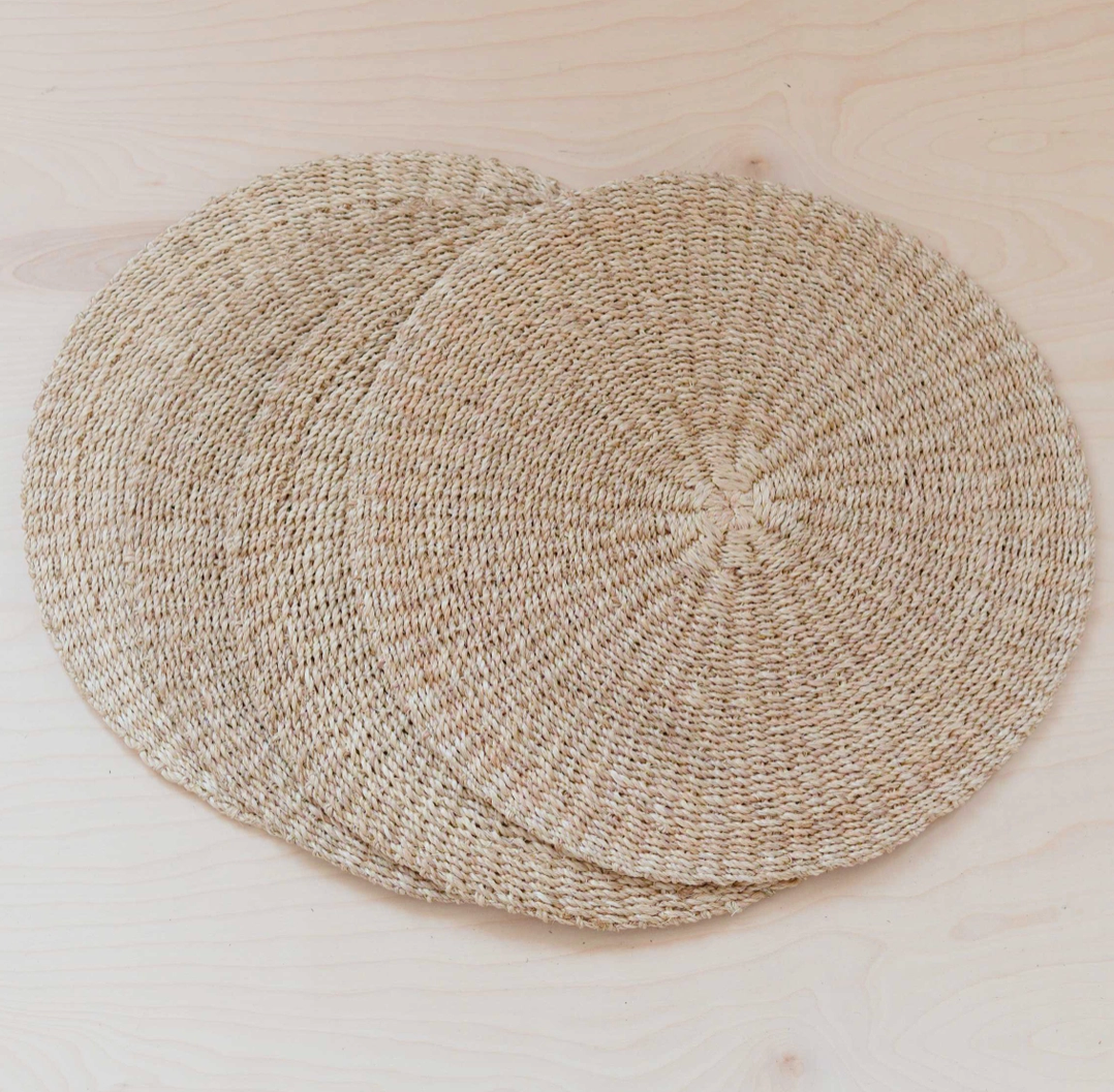 Abaca Fiber Natural Placemts