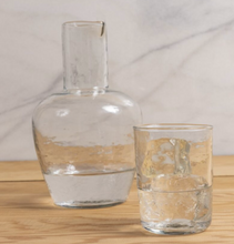 Load image into Gallery viewer, Bedside Glass Carafe w/ Glass
