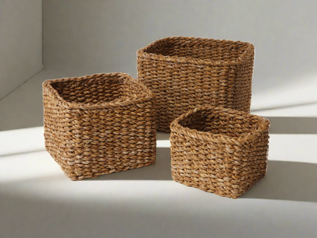 Square Seagrass Baskets