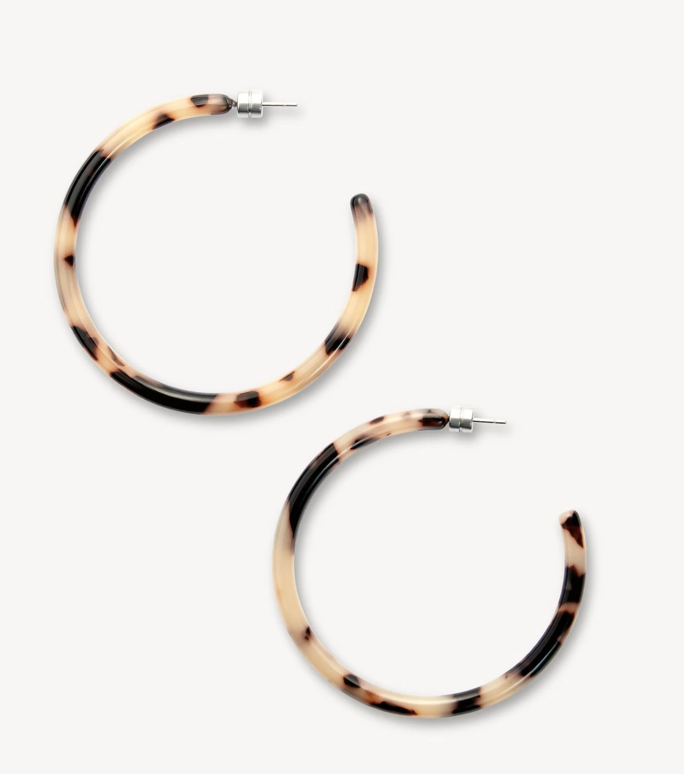 Large Hoops - Ash Blonde