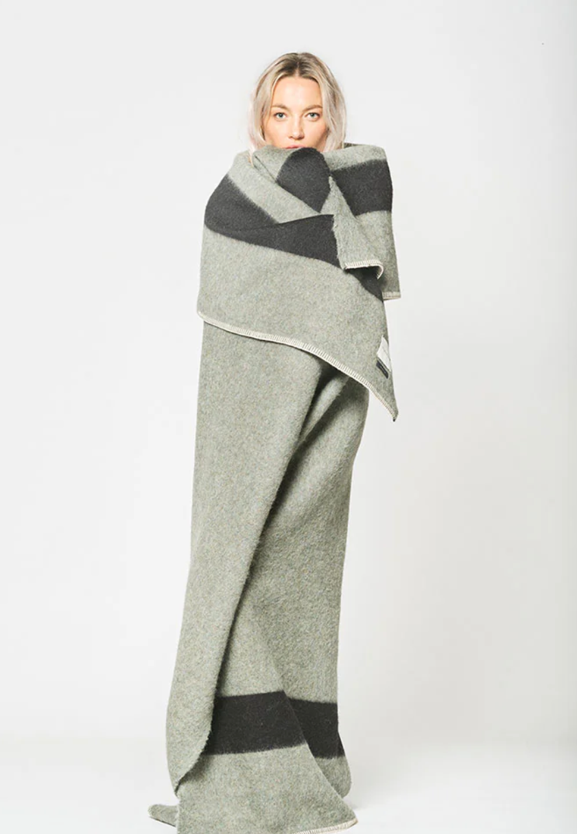 The Siempre Recycled Alpaca Throw - Surplus