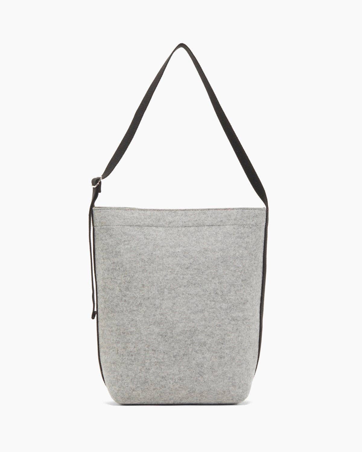 Campus Merino Wool Felt Tote: Granite
