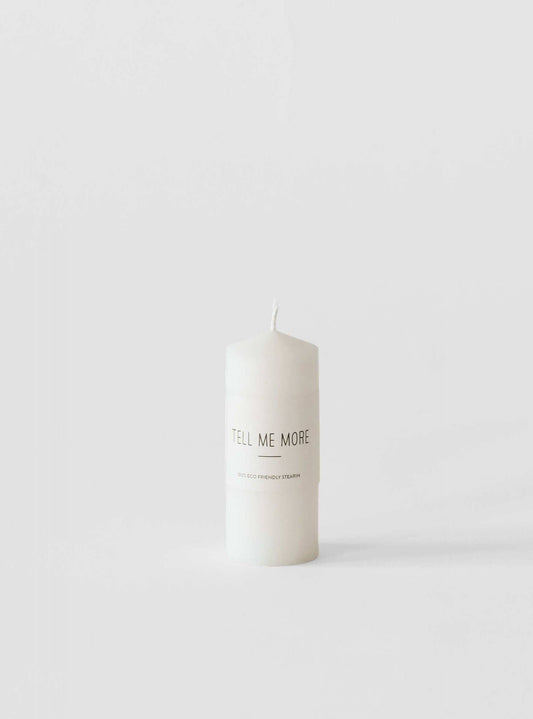 Stearin candle Luna - S