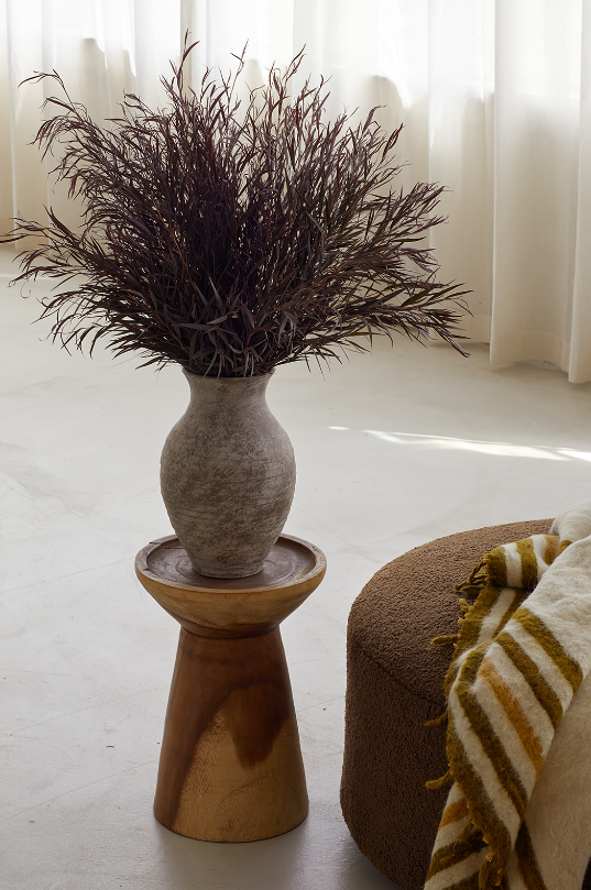 Avery Vase: Distressed Taupe