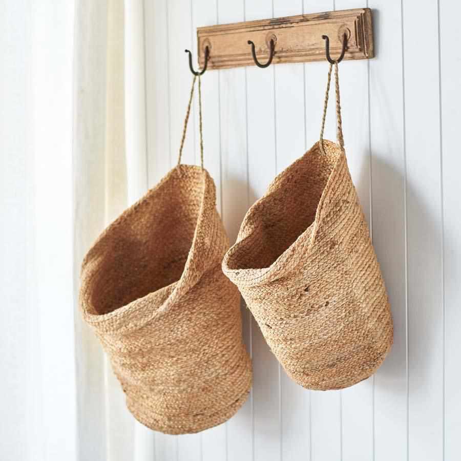 Artisan Hanging Sack - Natural Jute