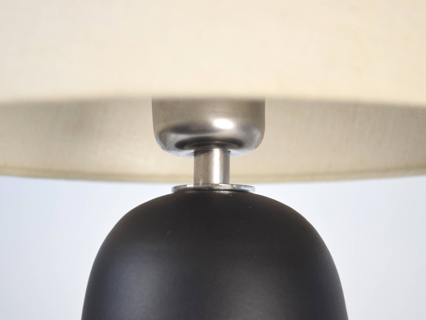 Armona Black - Handmade Table Lamp: Tapered