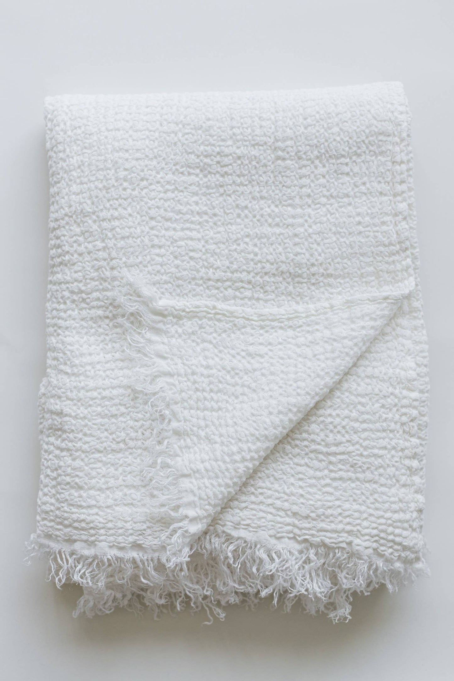 Nantucket Linen Throw - Ivory