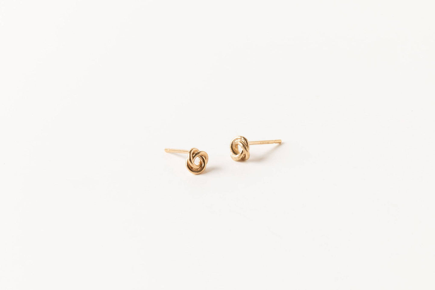 Petite Knot Studs | Gold Fill