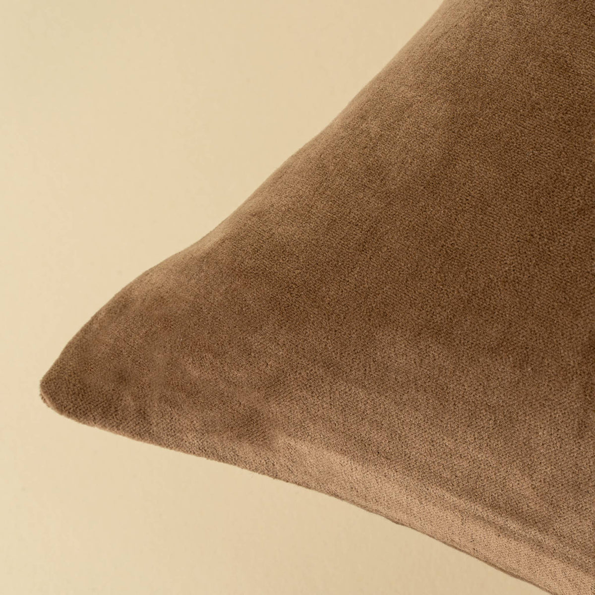 20x20 Vera Luxe Velvet Pillow - Caramel
