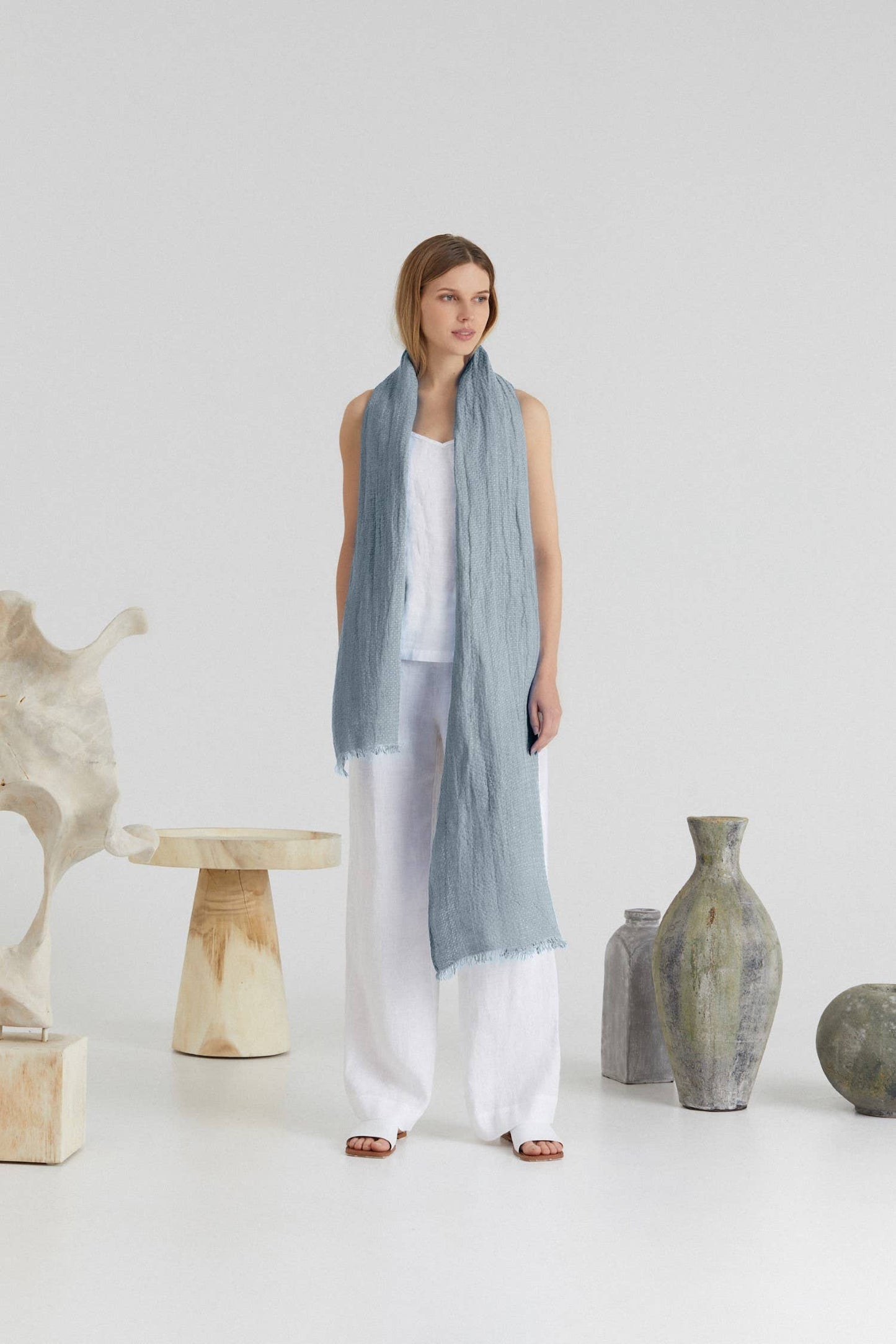 Allure Linen Dandelion Scarf