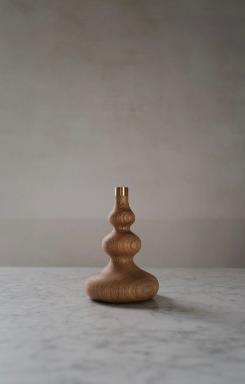 Tree Candle Stick Holder - Oak