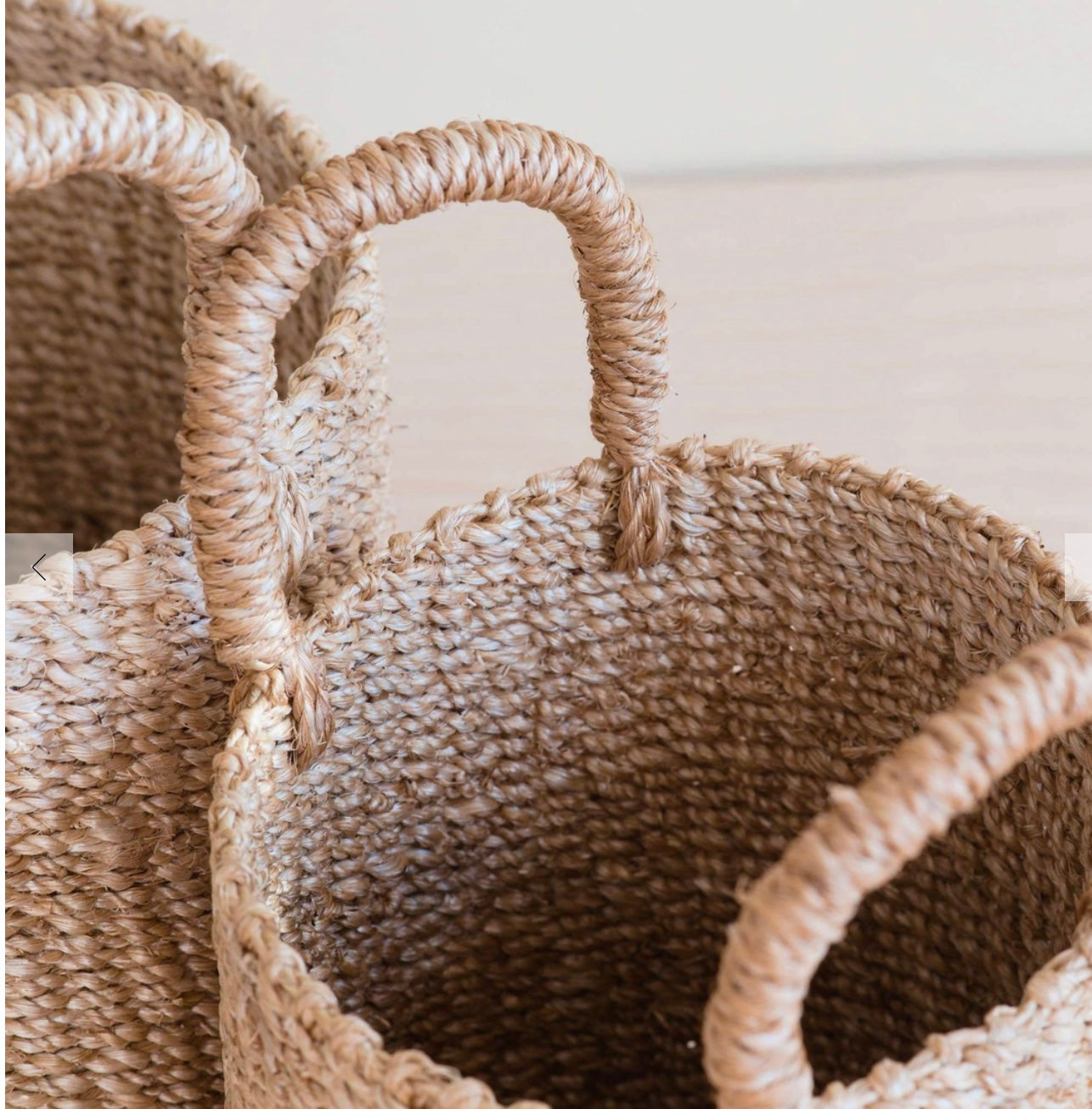 Natural Tabletop Mini Baskets