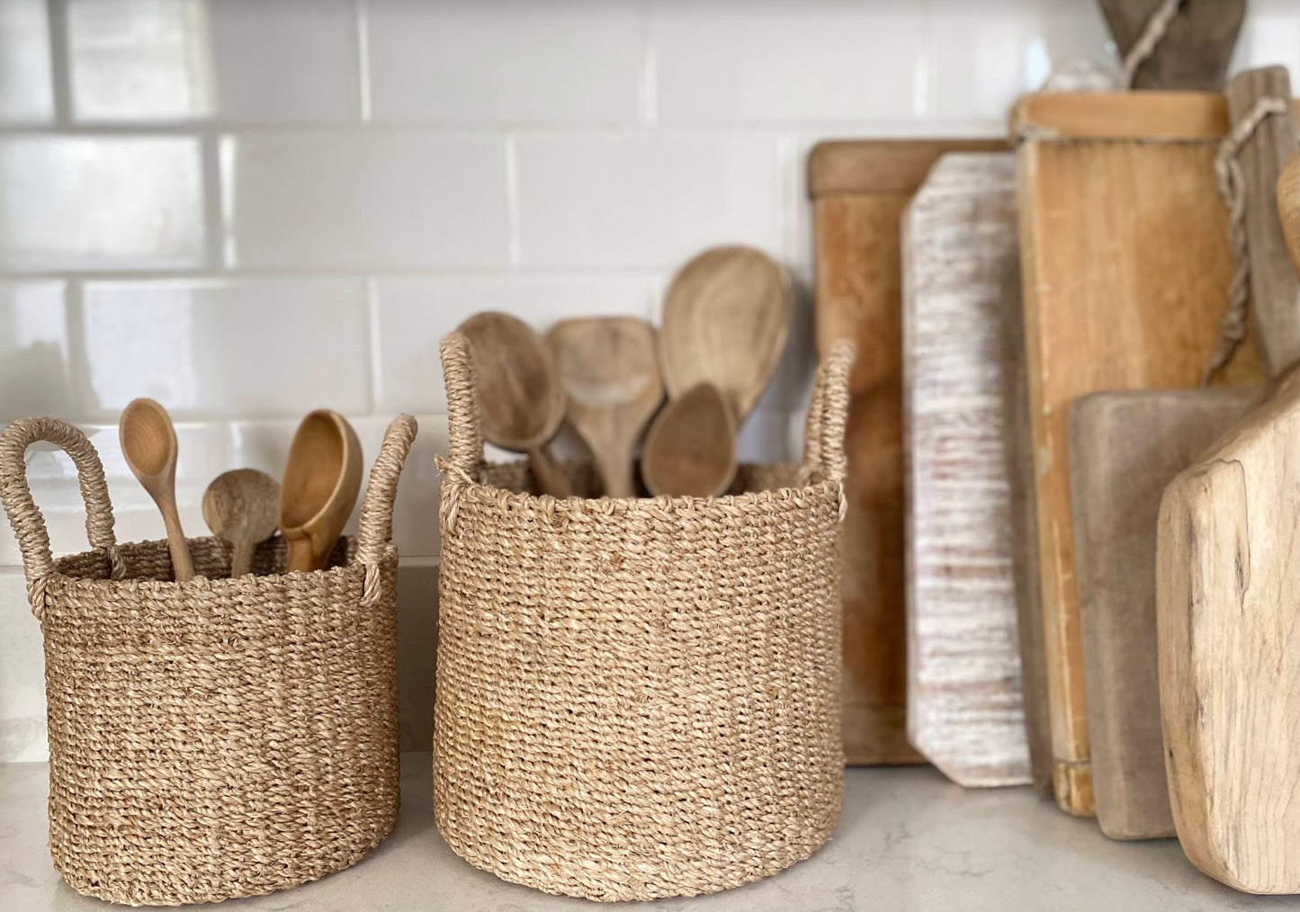 Natural Tabletop Mini Baskets