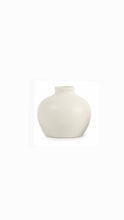 Load image into Gallery viewer, Small Ceramic Blossom Vase - White
