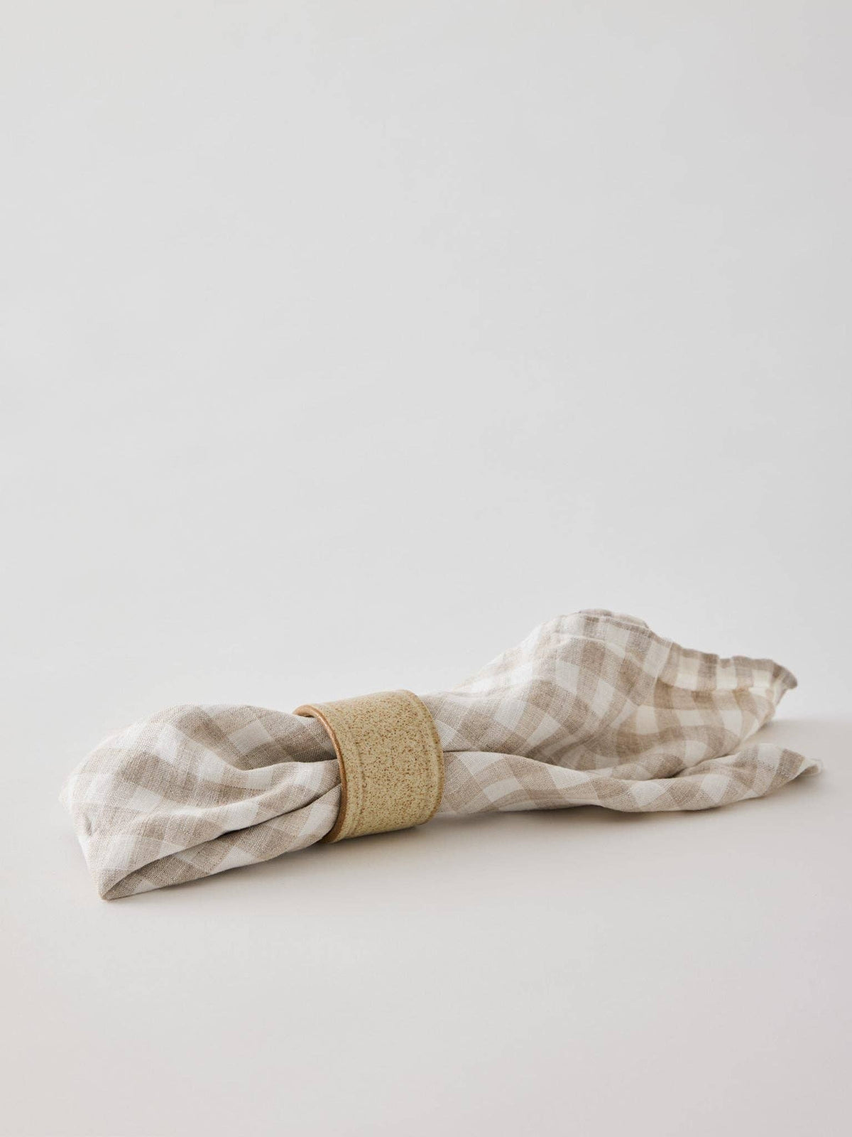 Elio napkin ring : Beige speckled