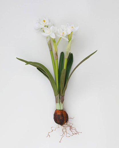 Real Touch White Narcissus 13”