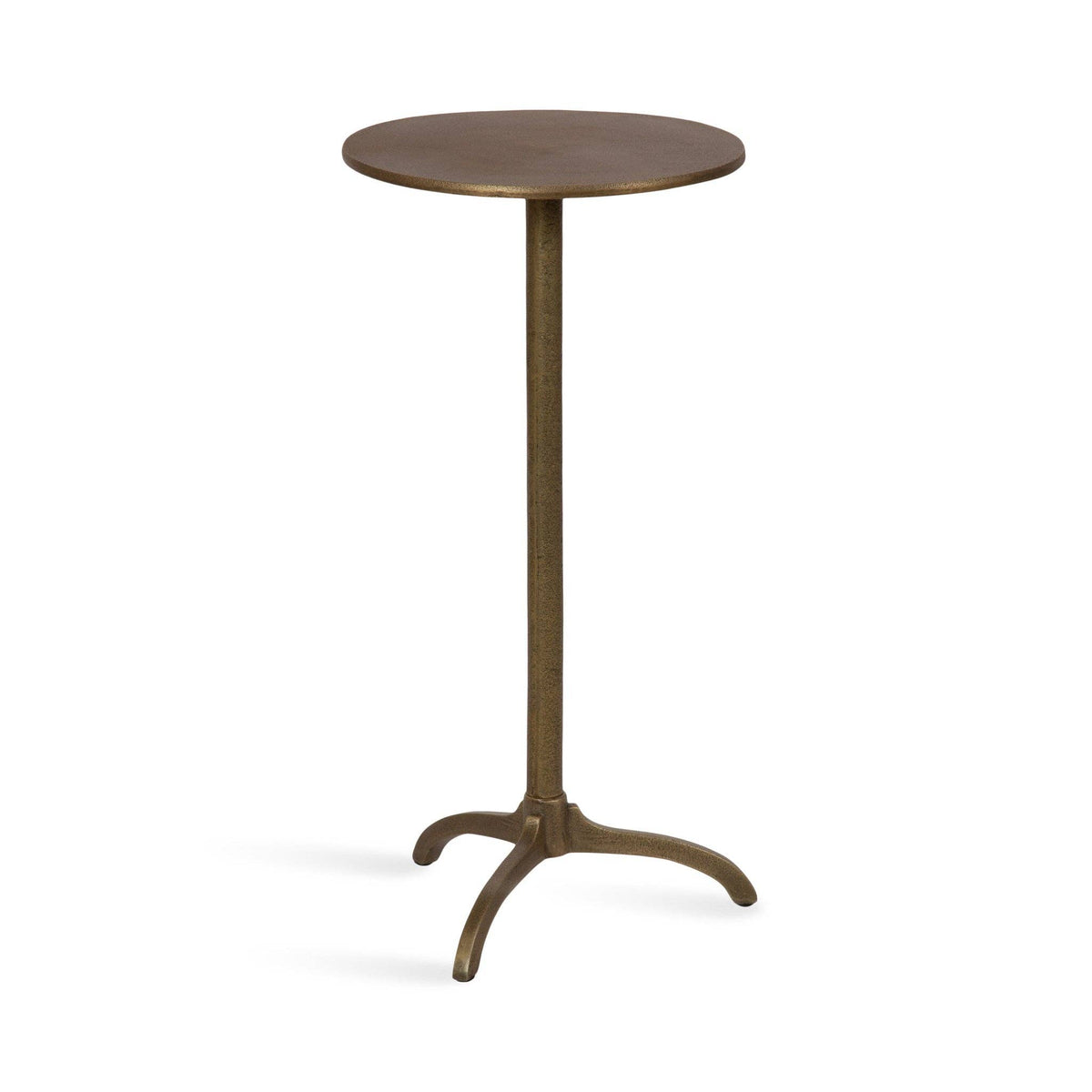 Henshall Metal Round Side Table: Bronze