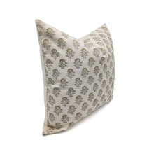 Load image into Gallery viewer, Hand block print cotton pillow
