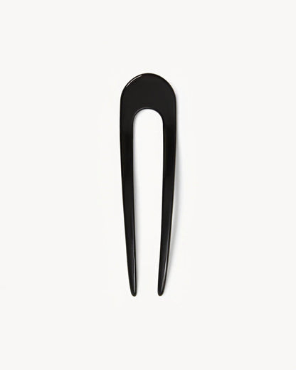 French Hair Pin in Black
