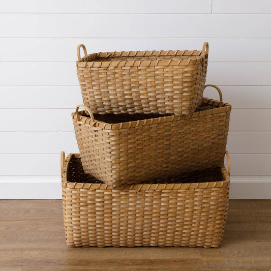 Rectangle Chipwood Baskets - IN STORE PICK UP ONLY