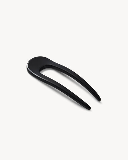 Mini French Hair Pin in Black